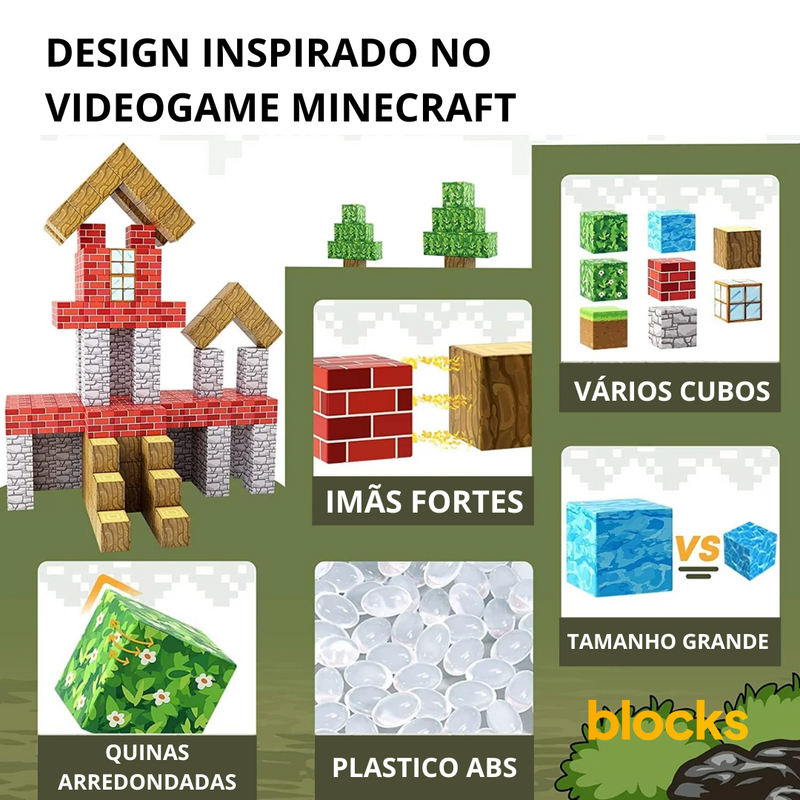 Portal do Nether Minecraft® (32 Blocos)