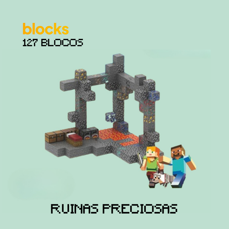 Ruinas Preciosas Minecraft® (127 Blocos)